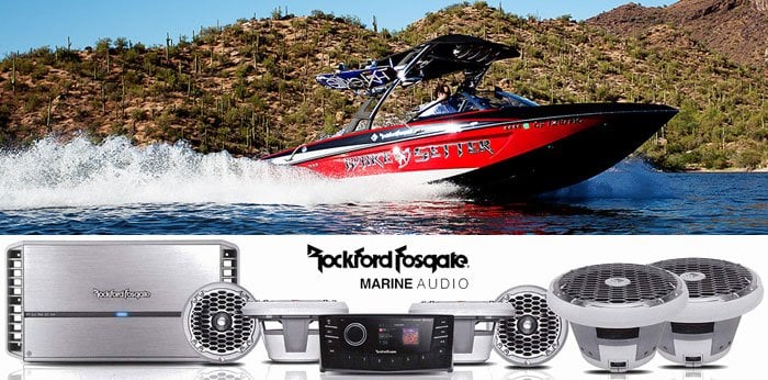 RockFord M1D4-8 8'' Marine Subwoofer 