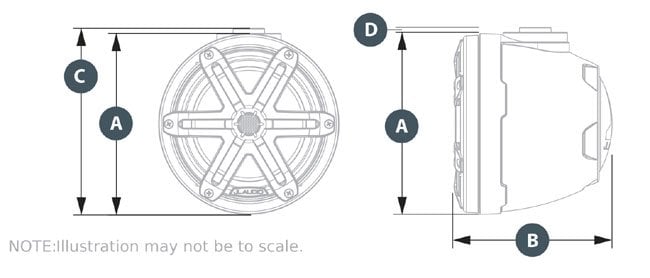 JL Audio M3-650VEX-Gw-S-Gw '93400