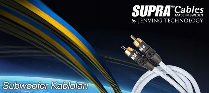 Supra Sublink RCA Subwoofer Kablosu