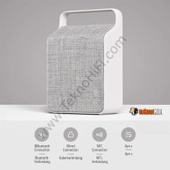 Vifa OSLO Taşınabilir Bluetooth Hoparlör 'Pebble Grey'