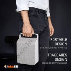 Vifa OSLO Taşınabilir Bluetooth Hoparlör 'Pebble Grey'