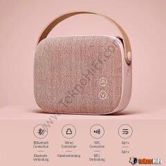Vifa HELSINKI Taşınabilir Bluetooth Hoparlör 'Dusty Rose'
