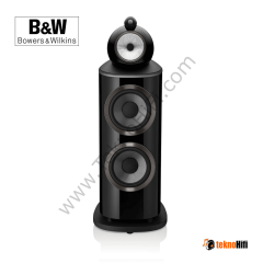 Bowers & Wilkins 801 D4 Kule Hoparlör 'Çift' Siyah