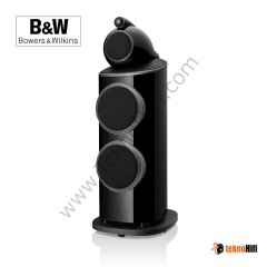 Bowers & Wilkins 801 D4 Kule Hoparlör 'Çift' Siyah