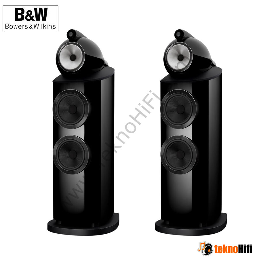 Bowers & Wilkins 802 D5 Kule Hoparlör 'Çift' Siyah