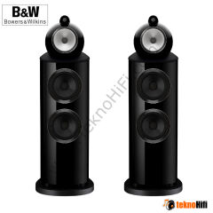 Bowers & Wilkins 802 D5 Kule Hoparlör 'Çift' Siyah