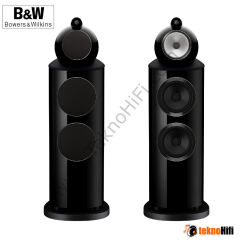 Bowers & Wilkins 802 D5 Kule Hoparlör 'Çift' Siyah