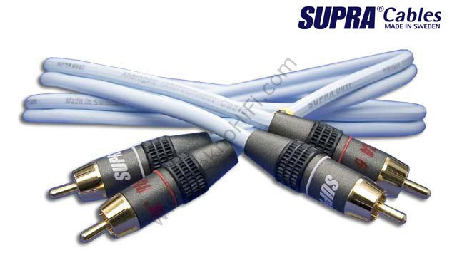 Supra Dual-RCA 1 Metre Analog Interconnect Kablo