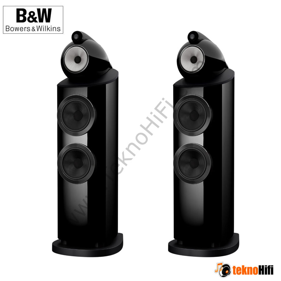 Bowers & Wilkins 803 D5 Kule Hoparlör 'Çift' Siyah