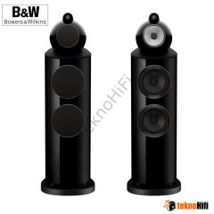 Bowers & Wilkins 803 D5 Kule Hoparlör 'Çift' Siyah