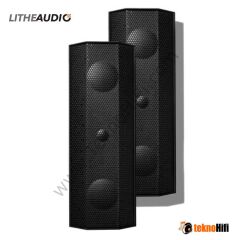 Lithe Audio IO1 Wi-Fi ve Bluetooth Hoparlör 'İç/Dış Mekan' 'Takım Aktif+pasif' Siyah