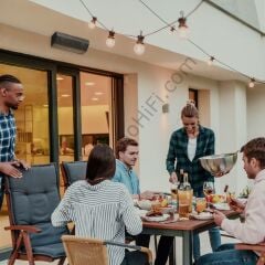 Lithe Audio IO1 Wi-Fi ve Bluetooth Hoparlör 'İç/Dış Mekan' 'Takım Aktif+pasif' Siyah