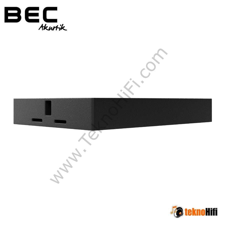 BEC Akustik Flatboyslim Pasif Subwoofer '58 mm.Yükseklik' Siyah