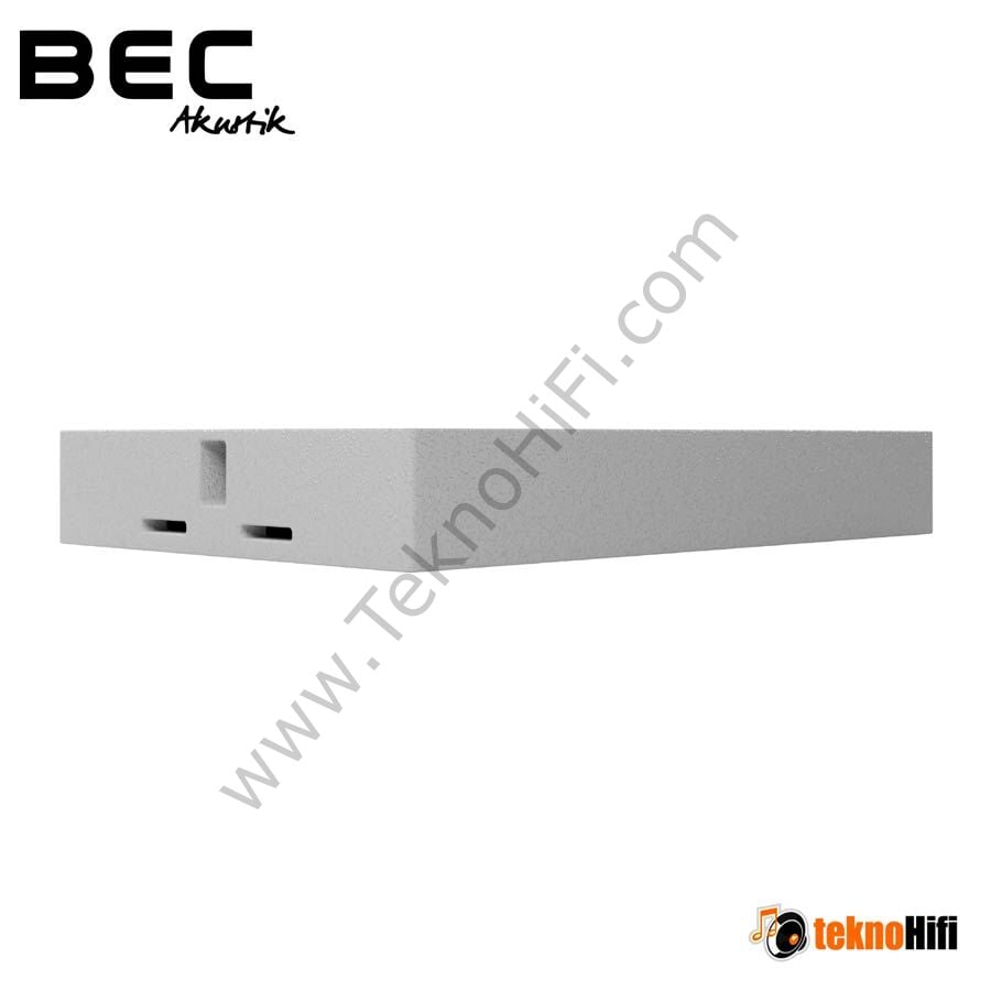 BEC Akustik Flatboyslim Pasif Subwoofer '58 mm.Yükseklik' Beyaz