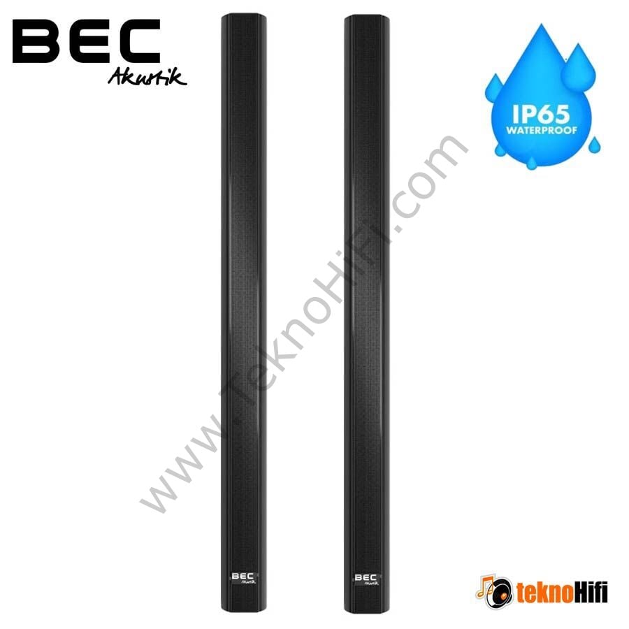 BEC Akustik IC 120 WP Line Array Outdoor Hoparlör 'Çift' Siyah