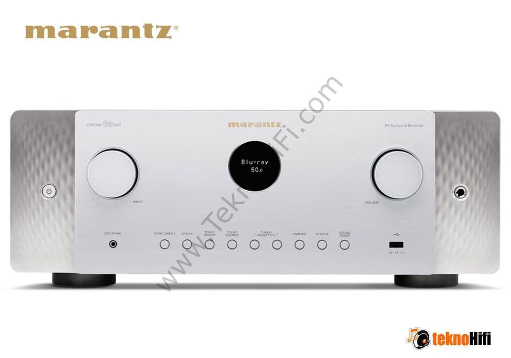 Marantz CINEMA 60 DAB 7.2 Kanal Network AV Receiver Gümüş
