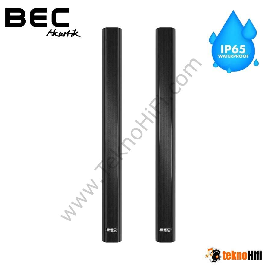 BEC Akustik IC 100 WP Line Array Outdoor Hoparlör 'Çift' Siyah