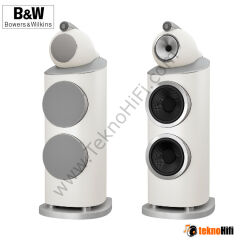 Bowers & Wilkins 801 D5 Kule Hoparlör 'Çift' Beyaz