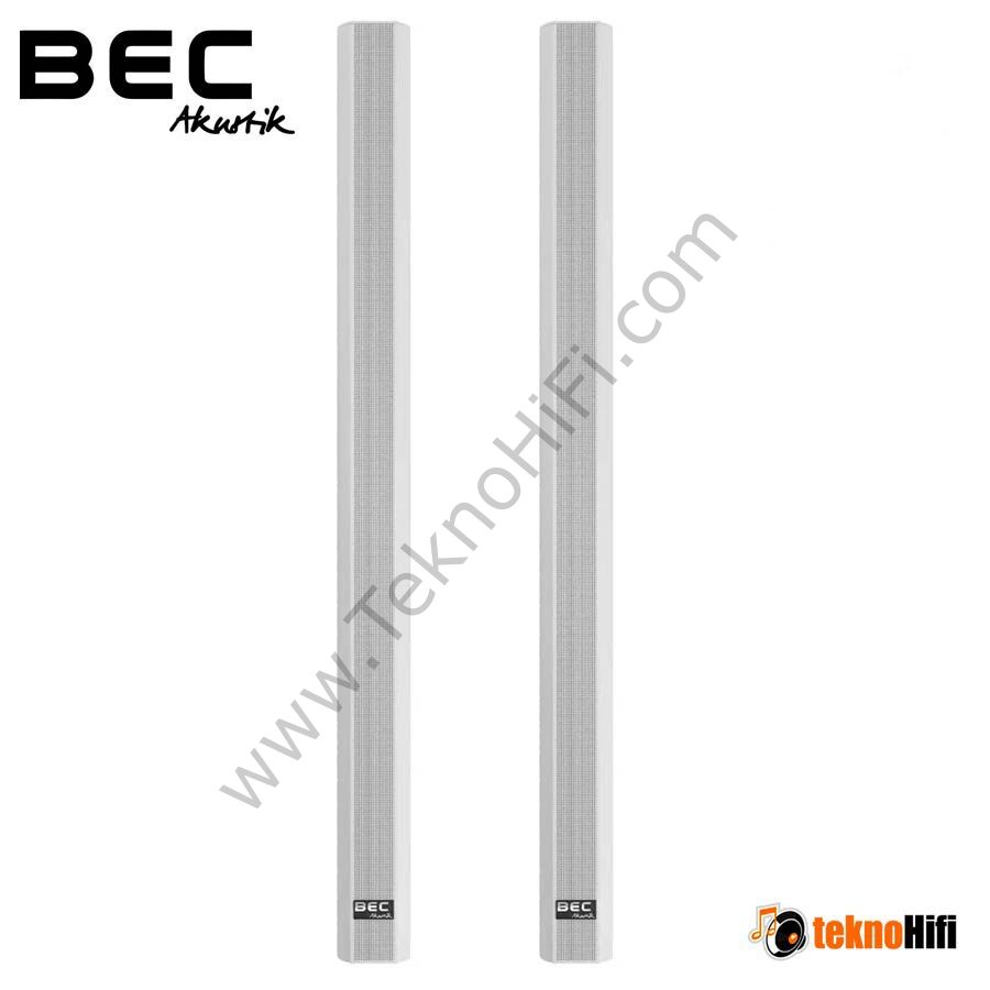 BEC Akustik IC 120 Line Array Hoparlör 'Çift' Siyah / Beyaz Beyaz