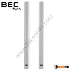 BEC Akustik IC 120 Line Array Hoparlör 'Çift' Siyah / Beyaz Beyaz