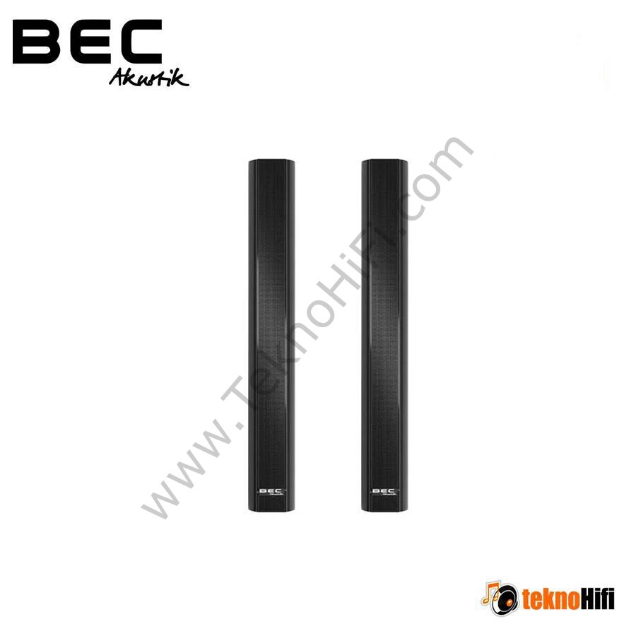 BEC Akustik IC 70 Line Array Hoparlör 'Çift' Siyah / Beyaz Siyah