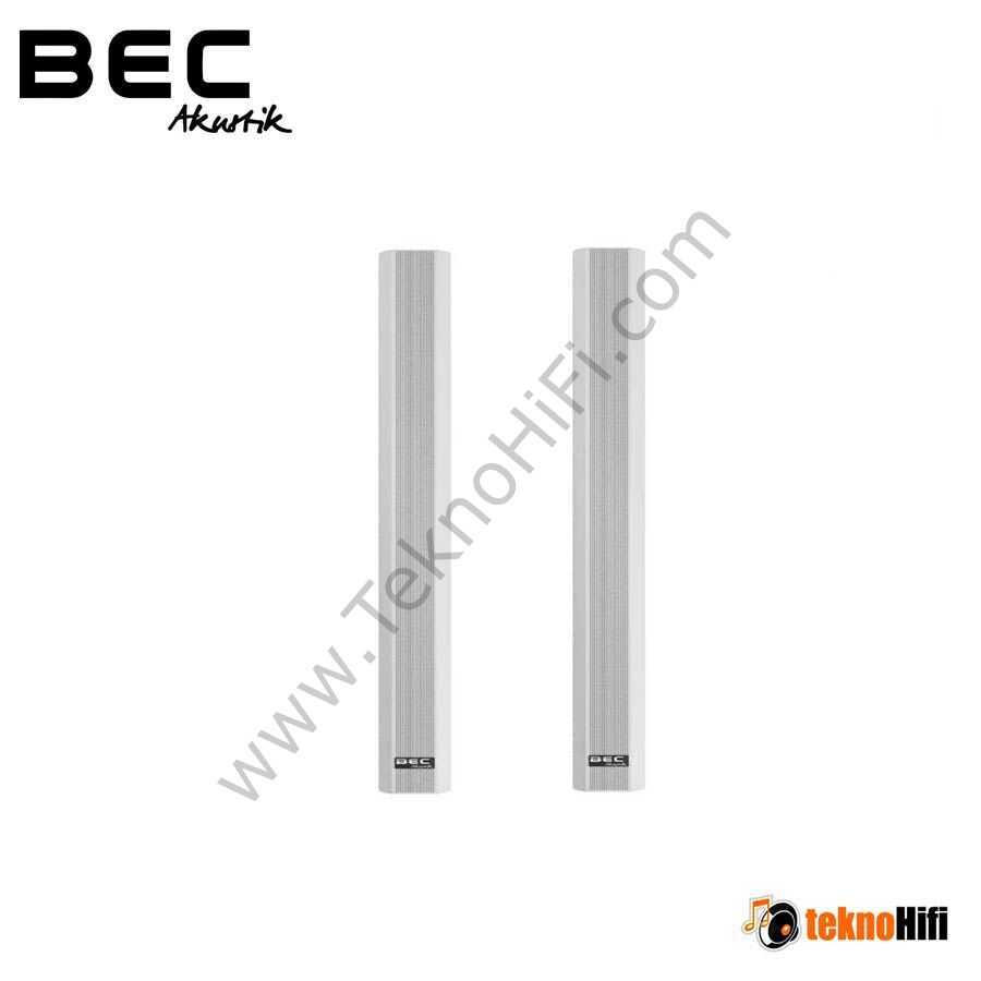 BEC Akustik IC 70 Line Array Hoparlör 'Çift' Siyah / Beyaz Beyaz