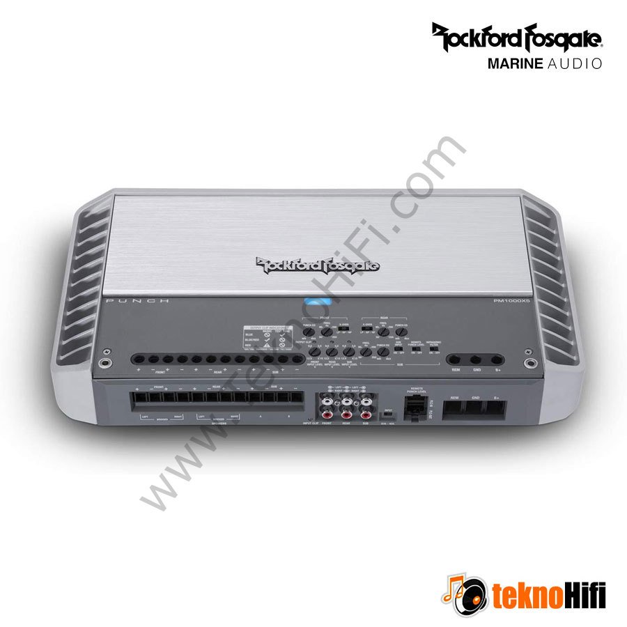 RockFord PM1000X5 Marine 1.000 Watt Sınıf-bd 5 Kanallı Amplifikatör