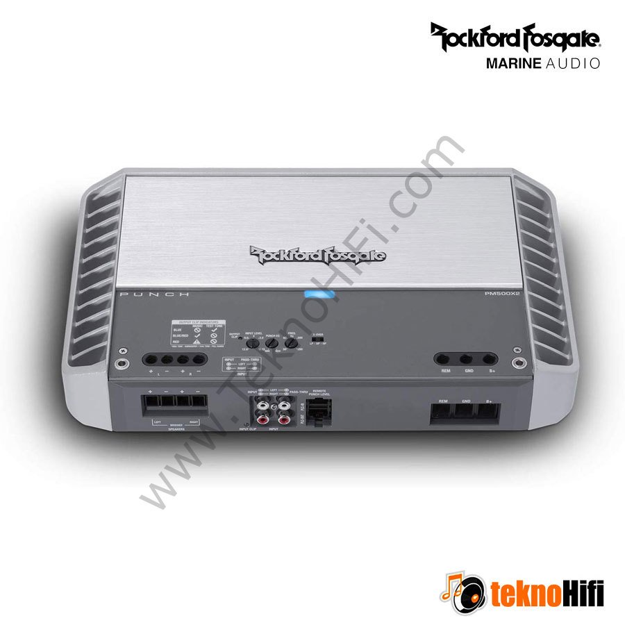 RockFord PM500X2 Marine 500 Watt 2 Kanallı Amplifikatör