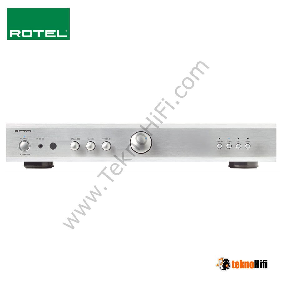Rotel A-10 MKII Entegre Amplifikatör 50W /Ch Gümüş