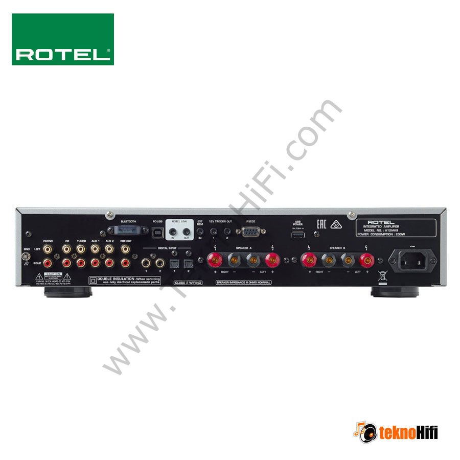 Rotel A-12 MKII Entegre Amplifikatör 60W /Ch Gümüş