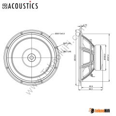 SB Acoustics SB20FRPC30-8 inç Full Range / Paper