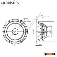 SB Acoustics SATORI MW16P-4 6½″ Kağıt Midwoofer