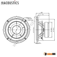 SB Acoustics SB17CAC35-8 Seramik 6'' Midwoofer