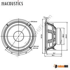 SB Acoustics SB16PFCR25-4 6'' Paper Midwoofer