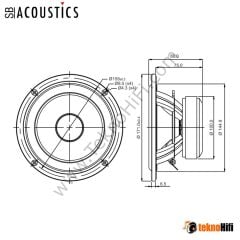 SB Acoustics SB17MFC35-8 6'' Midwoofer