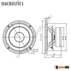 SB Acoustics SB17CRC35-8 6'' Carbon Midwoofer