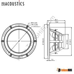 SB Acoustics SATORI MW16TX-4 6½″ Midwoofer / TeXtreme
