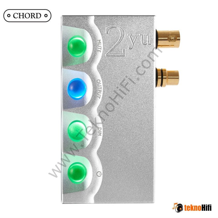Chord Electronics 2yu  2go için müzikal saydamlığa sahip ses arayüzü Gümüş
