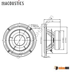 SB Acoustics SB17NBAC35-4 6'' Midwoofer