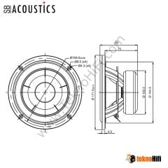 SB Acoustic SB17CAC35-4 6'' Midwoofer / Ceramic