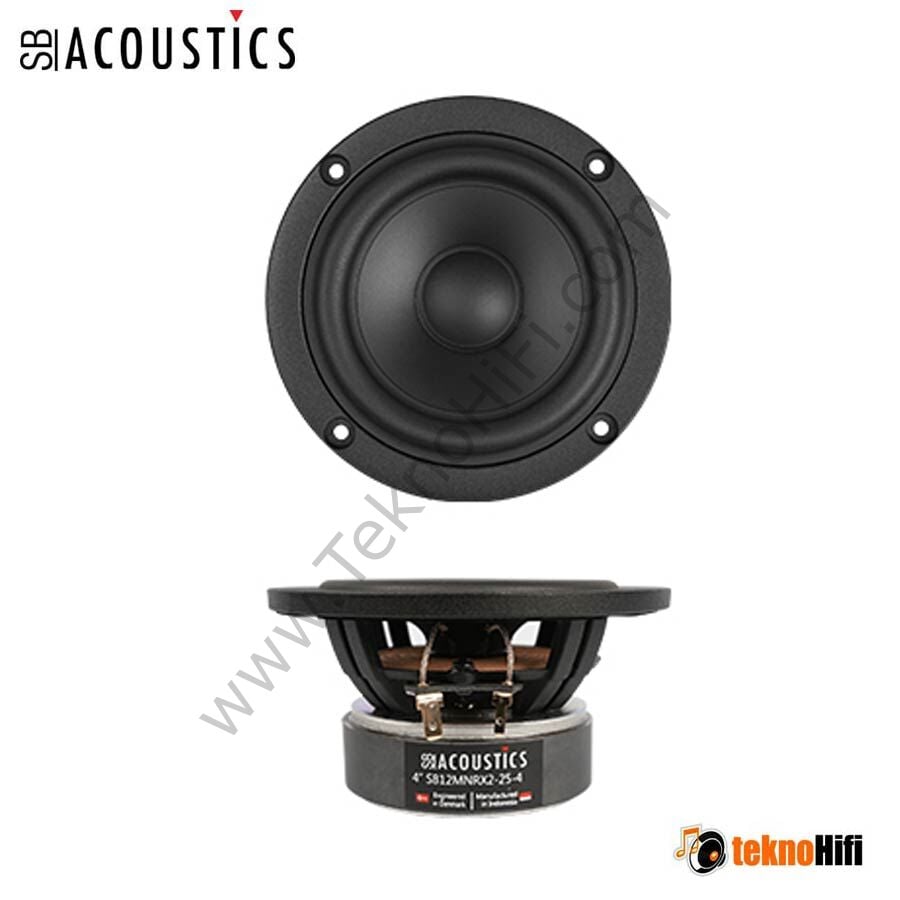 SB Acoustics SB12MNRX2-25-4 4'' Mid / NOREX