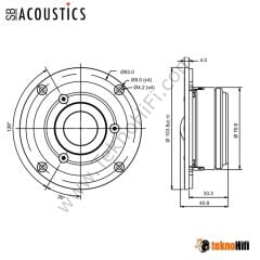 SB Acoustics SB29SDAC-C000-4 Tweeter