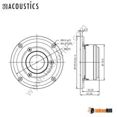 SB Acoustics SB29RDAC-C000-4 Tweeter