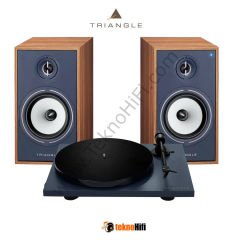 Triangle BR03 Connect + Lunar 1 Bluetooth Hoparlör + Pikap Paketi Mavi