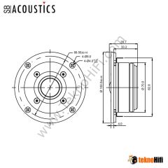 SB Acoustics SB26STAC-C000-4 Dome Tweeter