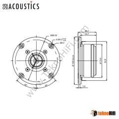SB Acoustics SB26CDC-C000-4 Seramik Tweeter