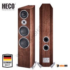 HECO Celan Revolution 9 Kule Hoparlör 'Çift' Espresso