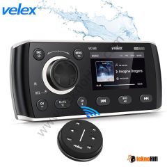 Velex VX565R IPx5 4x45W Marine Bluetooth Stereo Receiver