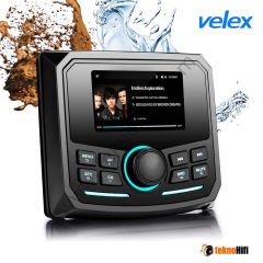 Velex UP5 IPx5 4x45W Marine Bluetooth Stereo Receiver