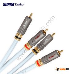 Supra PPSL RCA Plug ' Çift - Kırmızı/Siyah'